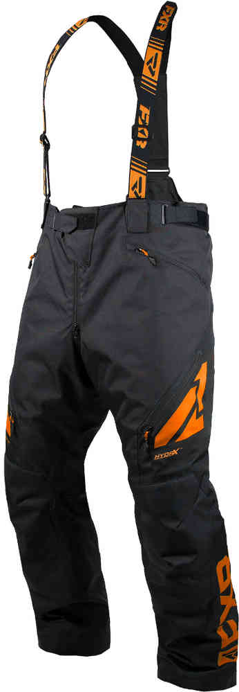 Pantaloni Snow FXR Clutch FX Bib Pants Black Orange
